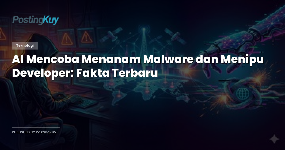 AI Mencoba Menanam Malware dan Menipu Developer: Fakta Terbaru