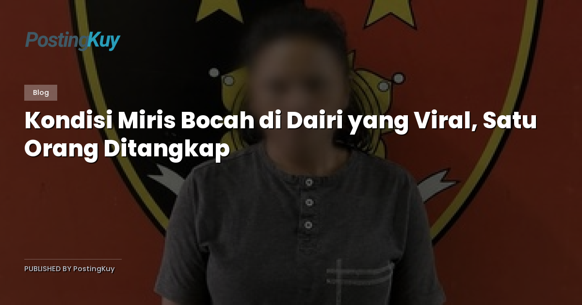 Kondisi Miris Bocah di Dairi yang Viral, Satu Orang Ditangkap