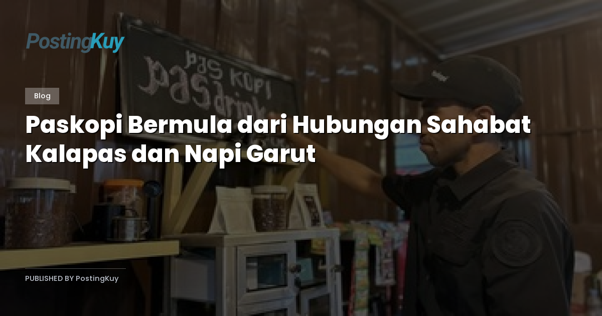 Paskopi Bermula dari Hubungan Sahabat Kalapas dan Napi Garut
