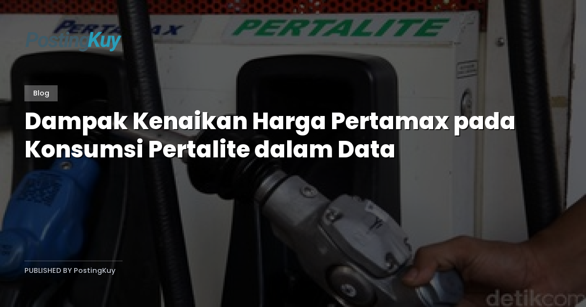 Dampak Kenaikan Harga Pertamax pada Konsumsi Pertalite dalam Data