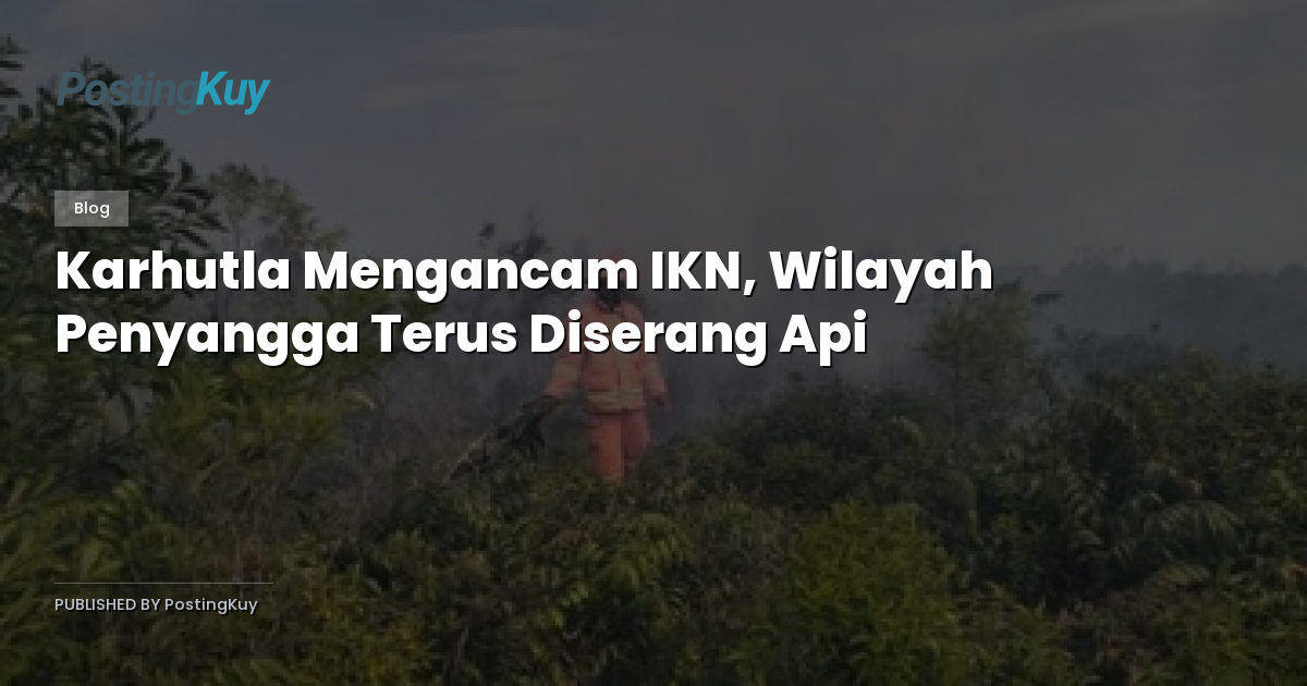 Karhutla Mengancam IKN, Wilayah Penyangga Terus Diserang Api