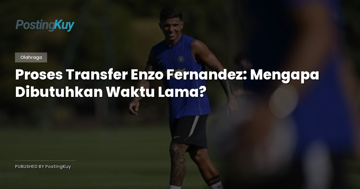 Proses Transfer Enzo Fernandez: Mengapa Dibutuhkan Waktu Lama?