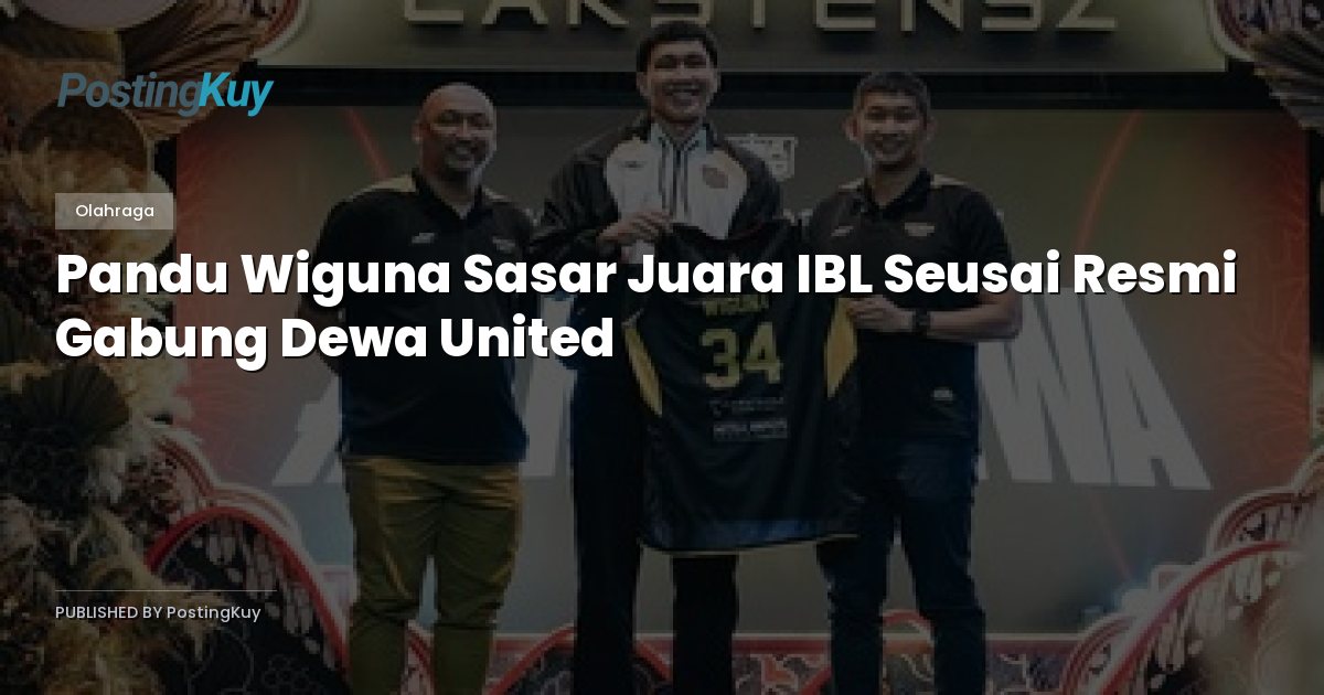 Pandu Wiguna Sasar Juara IBL Seusai Resmi Gabung Dewa United