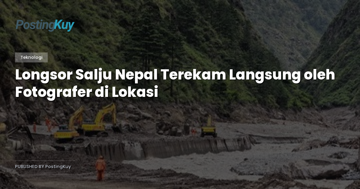 Longsor Salju Nepal Terekam Langsung oleh Fotografer di Lokasi