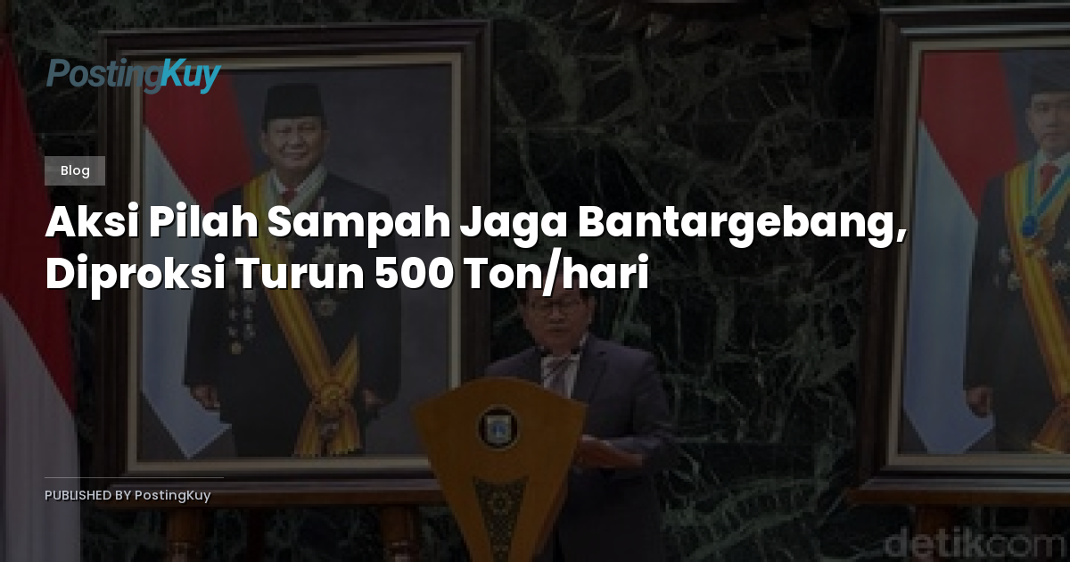 Aksi Pilah Sampah Jaga Bantargebang, Diproksi Turun 500 Ton/hari