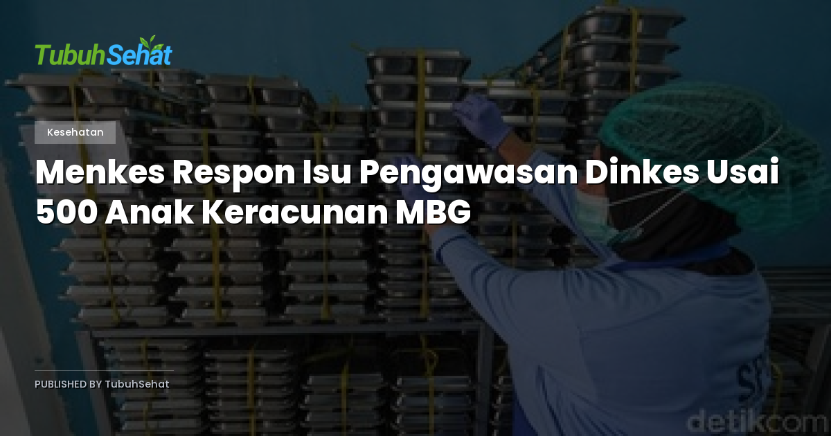 Menkes Respon Isu Pengawasan Dinkes Usai 500 Anak Keracunan MBG