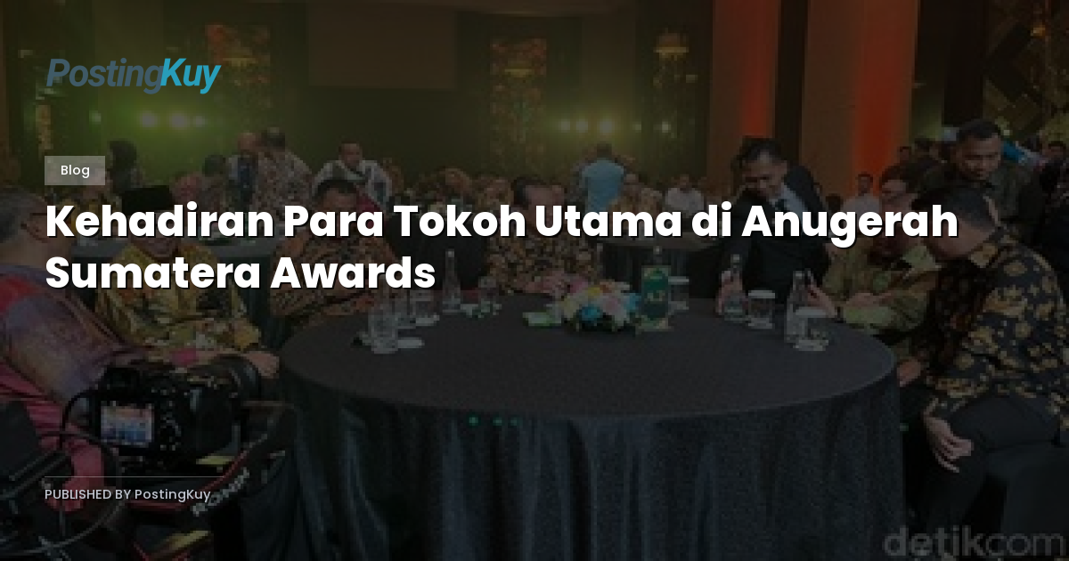 Kehadiran Para Tokoh Utama di Anugerah Sumatera Awards