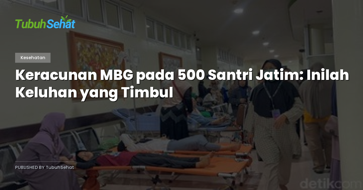 Keracunan MBG pada 500 Santri Jatim: Inilah Keluhan yang Timbul