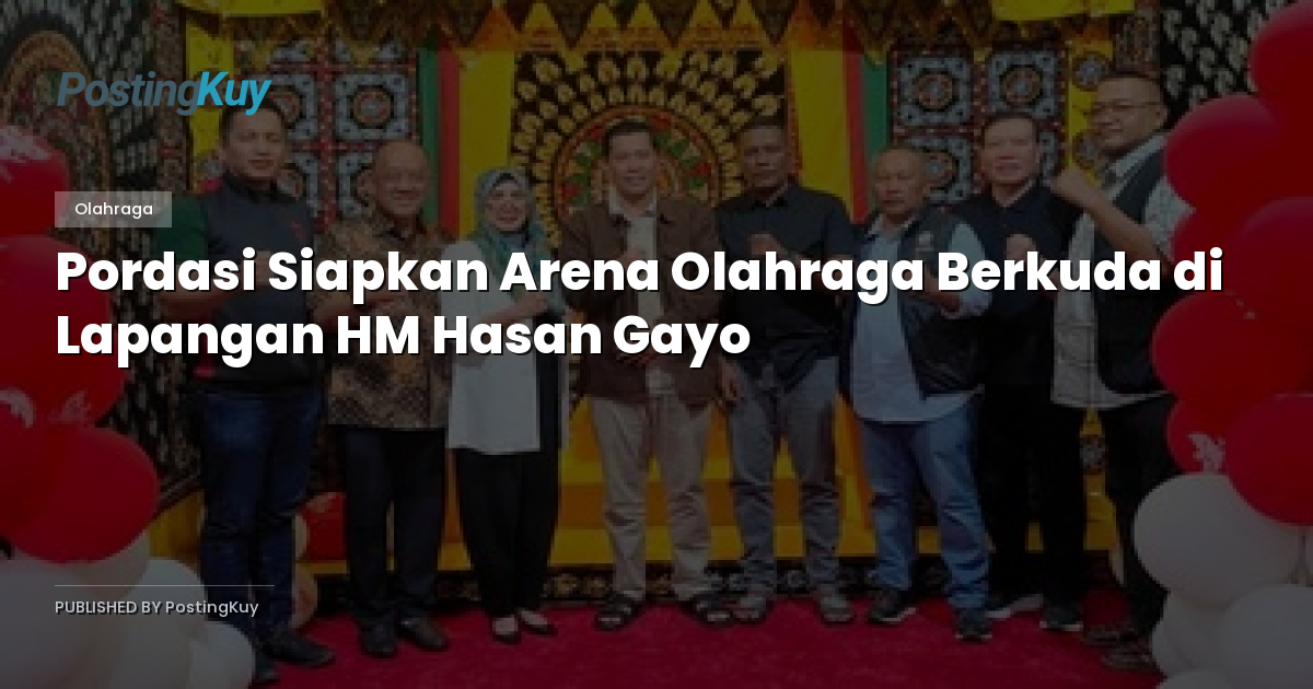 Pordasi Siapkan Arena Olahraga Berkuda di Lapangan HM Hasan Gayo