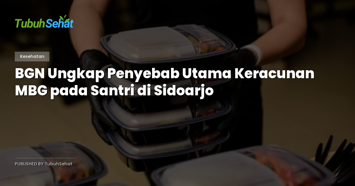 BGN Ungkap Penyebab Utama Keracunan MBG pada Santri di Sidoarjo