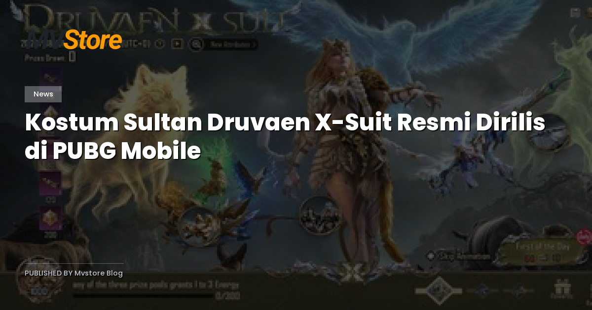 Kostum Sultan Druvaen X-Suit Resmi Dirilis di PUBG Mobile