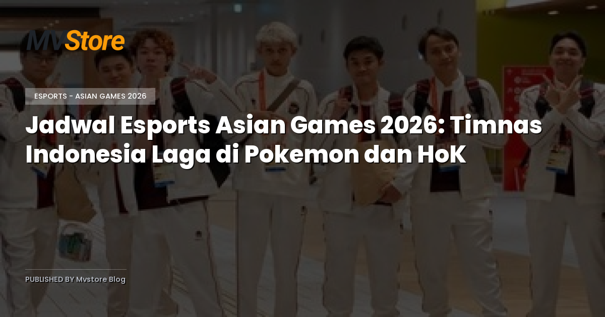 Jadwal Esports Asian Games 2026: Timnas Indonesia Laga di Pokemon dan HoK