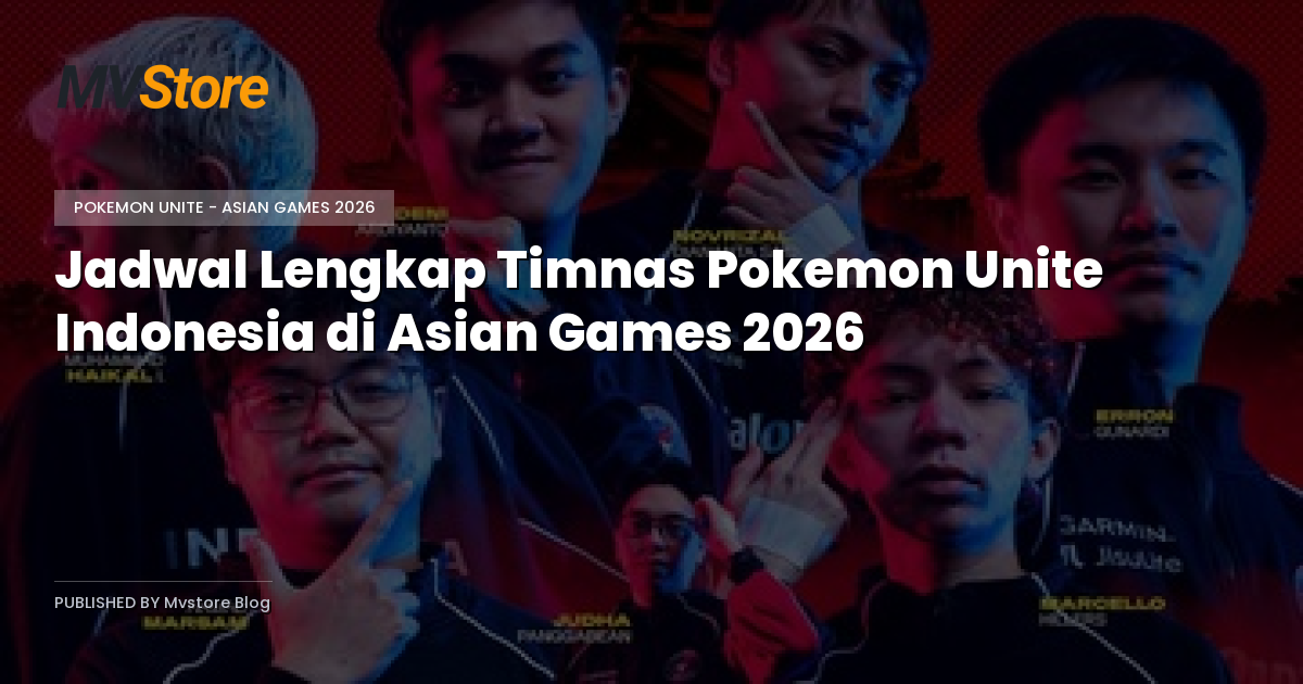 Jadwal Lengkap Timnas Pokemon Unite Indonesia di Asian Games 2026