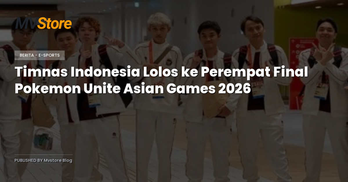 Timnas Indonesia Lolos ke Perempat Final Pokemon Unite Asian Games 2026