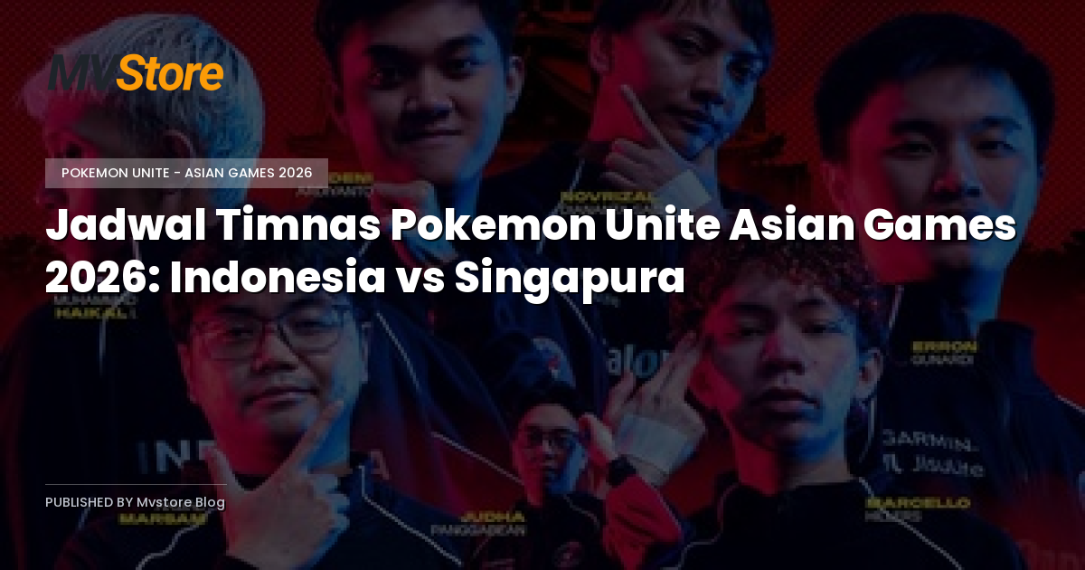 Jadwal Timnas Pokemon Unite Asian Games 2026: Indonesia vs Singapura