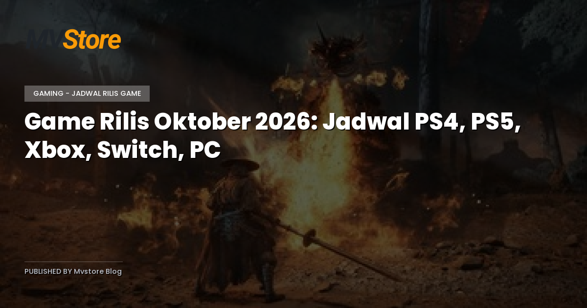 Game Rilis Oktober 2026: Jadwal PS4, PS5, Xbox, Switch, PC