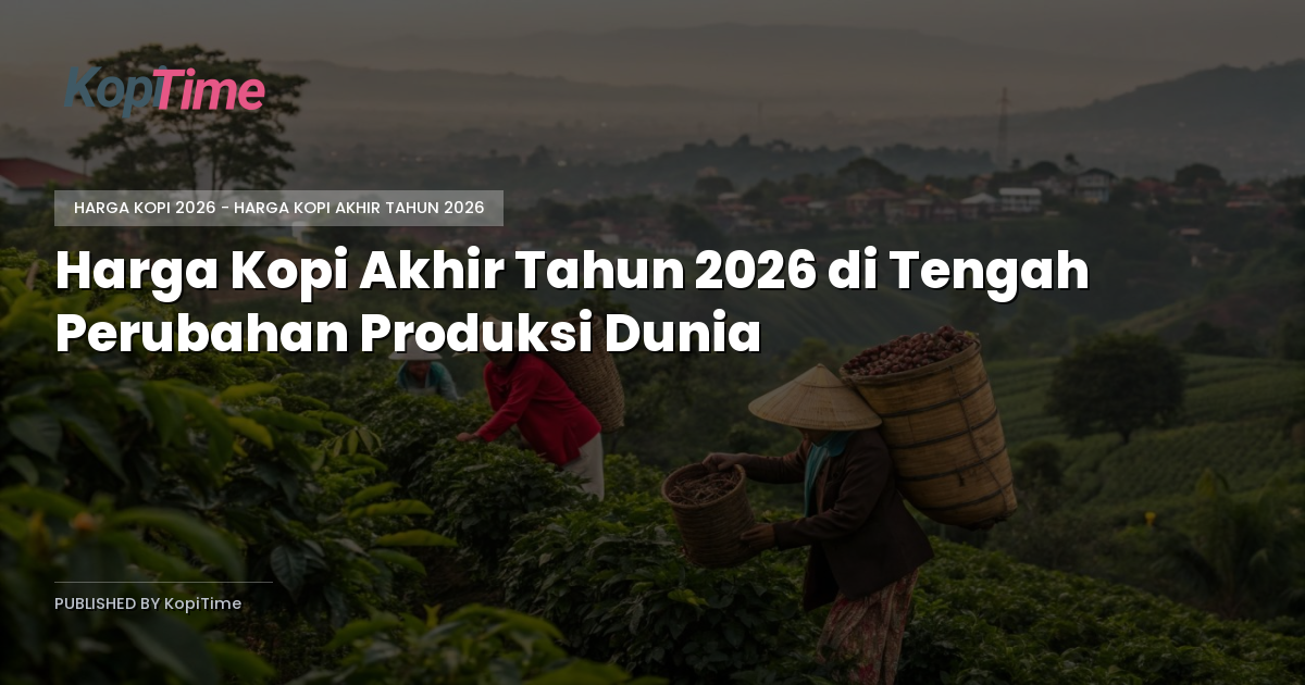 Harga Kopi Akhir Tahun 2026 di Tengah Perubahan Produksi Dunia