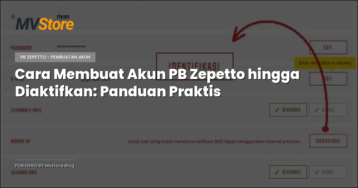 Cara Membuat Akun PB Zepetto hingga Diaktifkan: Panduan Praktis