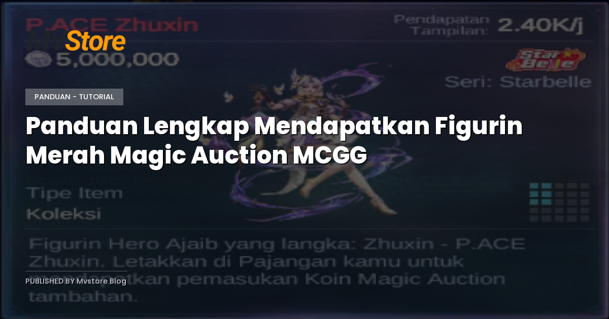 Panduan Lengkap Mendapatkan Figurin Merah Magic Auction MCGG