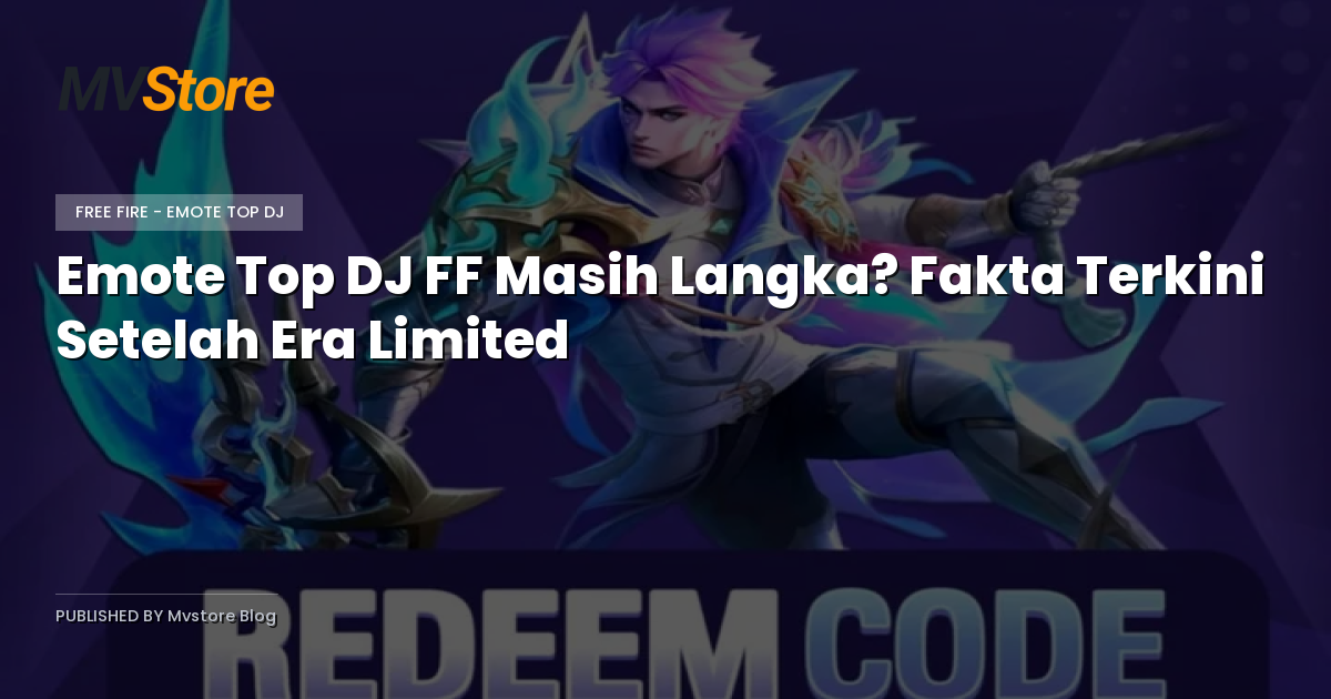 Emote Top DJ FF Masih Langka? Fakta Terkini Setelah Era Limited