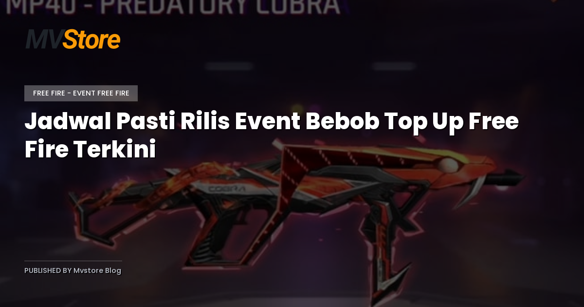 Jadwal Pasti Rilis Event Bebob Top Up Free Fire Terkini