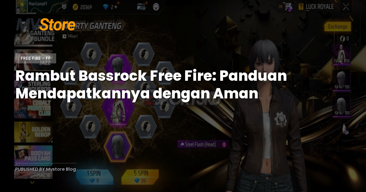 Rambut Bassrock Free Fire: Panduan Mendapatkannya dengan Aman