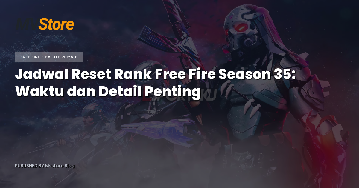 Jadwal Reset Rank Free Fire Season 35: Waktu dan Detail Penting