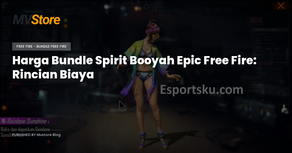 Harga Bundle Spirit Booyah Epic Free Fire: Rincian Biaya