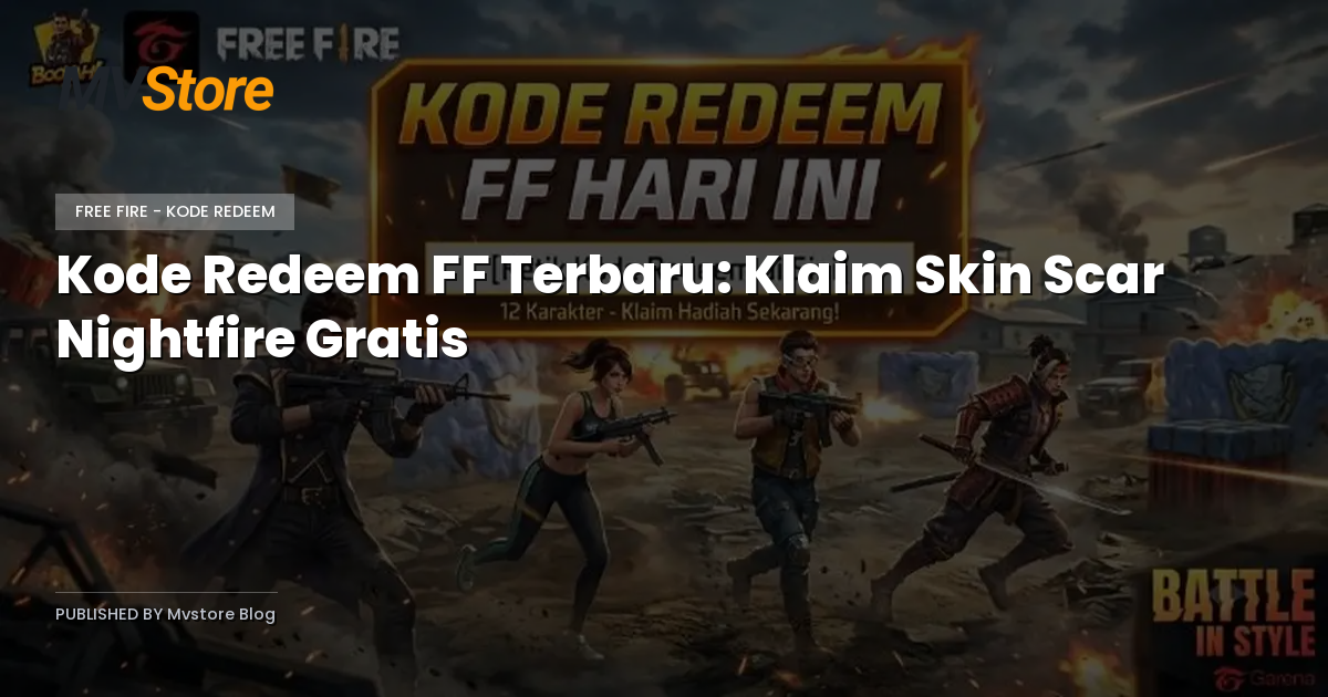 Kode Redeem FF Terbaru: Klaim Skin Scar Nightfire Gratis