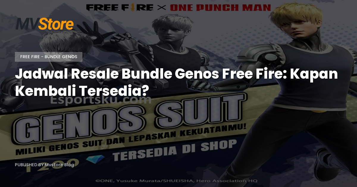Jadwal Resale Bundle Genos Free Fire: Kapan Kembali Tersedia?