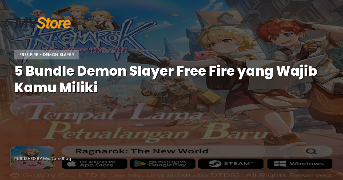 5 Bundle Demon Slayer Free Fire yang Wajib Kamu Miliki