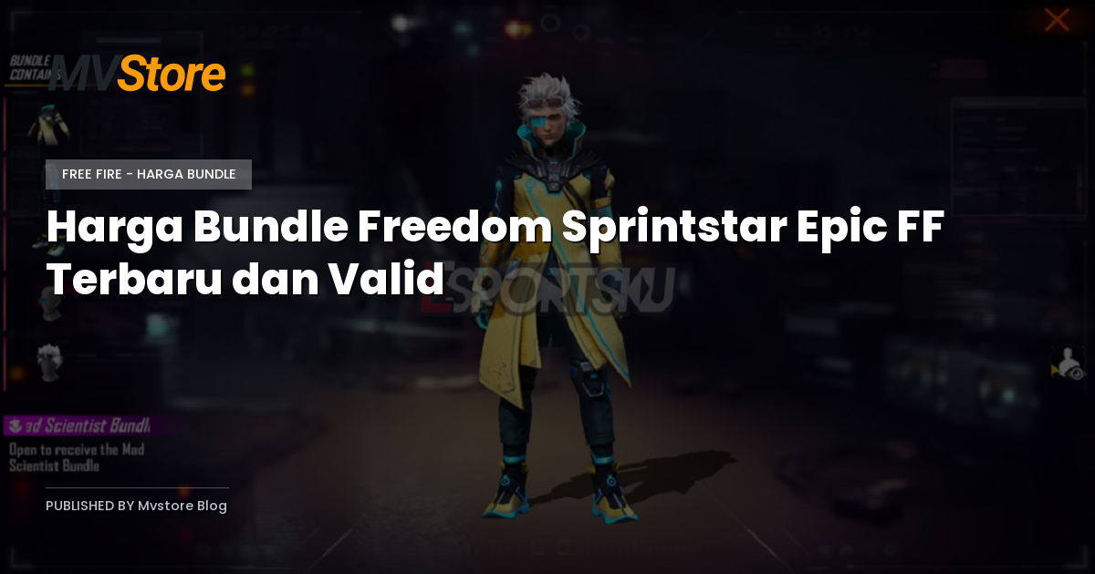 Harga Bundle Freedom Sprintstar Epic FF Terbaru dan Valid