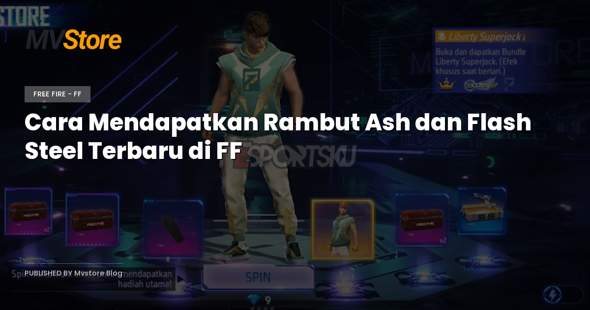 Cara Mendapatkan Rambut Ash dan Flash Steel Terbaru di FF