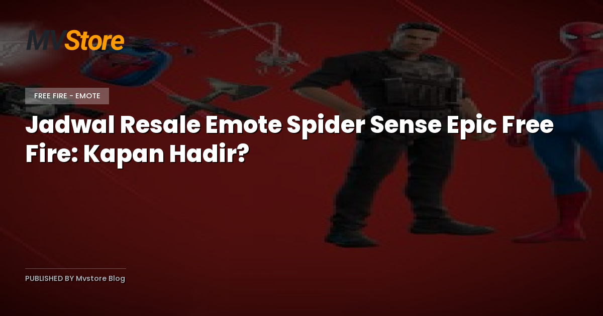 Jadwal Resale Emote Spider Sense Epic Free Fire: Kapan Hadir?