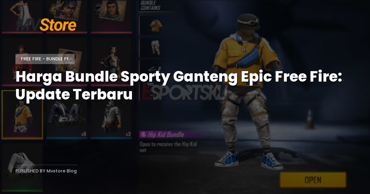 Harga Bundle Sporty Ganteng Epic Free Fire: Update Terbaru