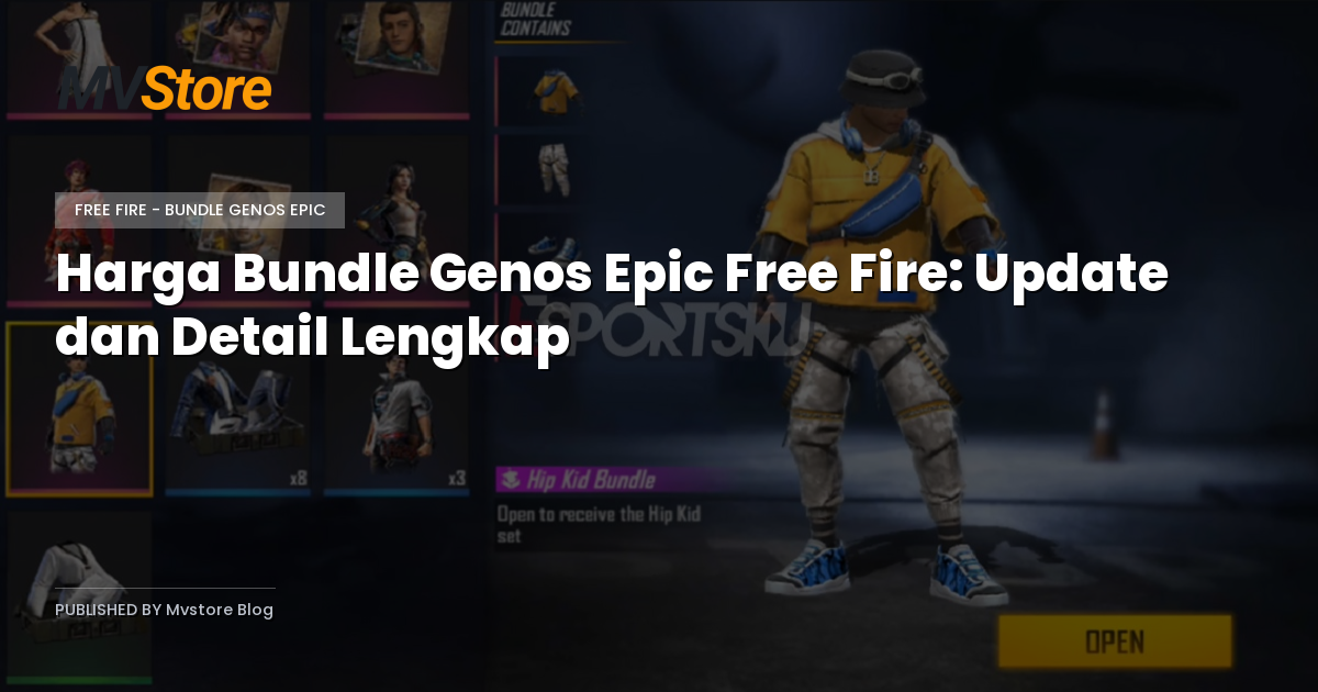 Harga Bundle Genos Epic Free Fire: Update dan Detail Lengkap