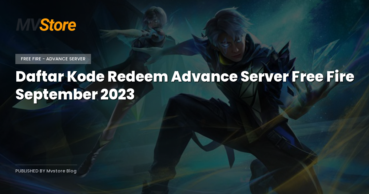 Daftar Kode Redeem Advance Server Free Fire September 2023