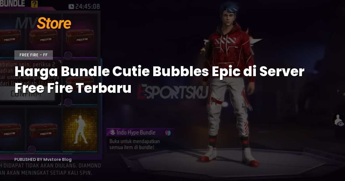 Harga Bundle Cutie Bubbles Epic di Server Free Fire Terbaru