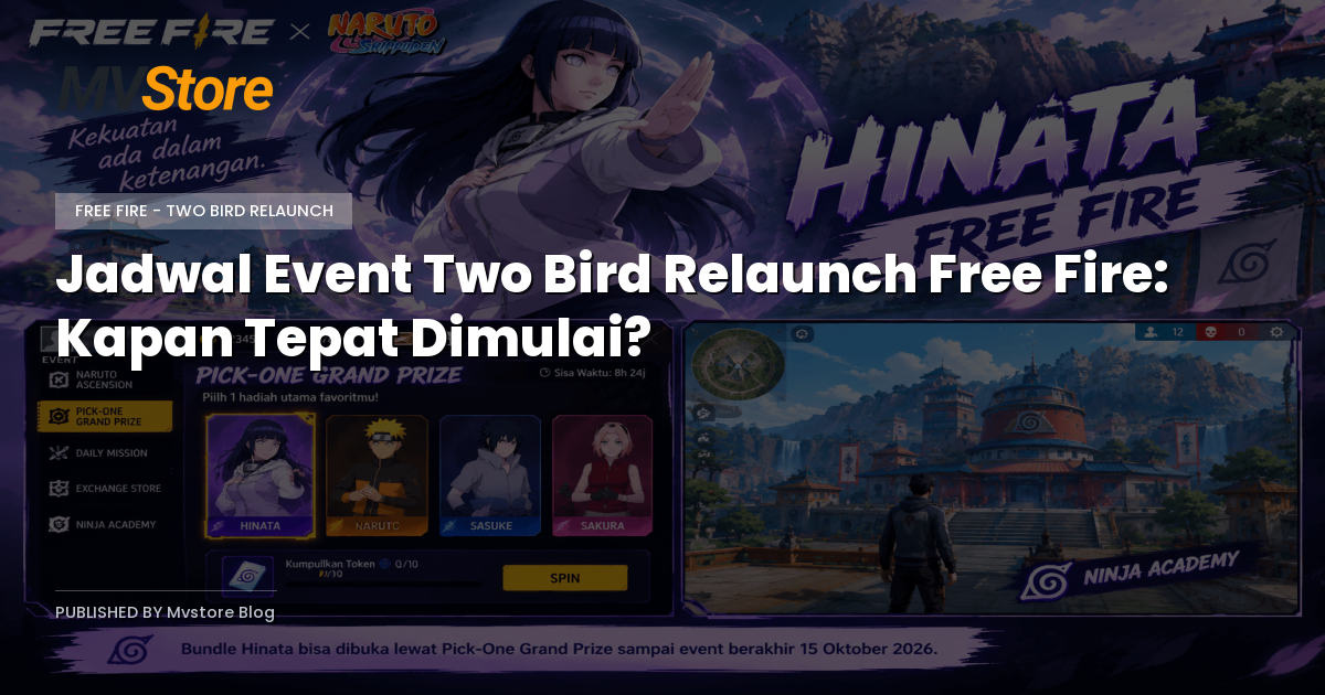 Jadwal Event Two Bird Relaunch Free Fire: Kapan Tepat Dimulai?