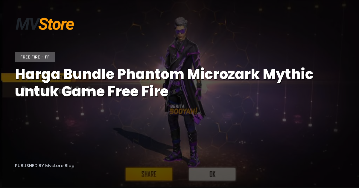 Harga Bundle Phantom Microzark Mythic untuk Game Free Fire