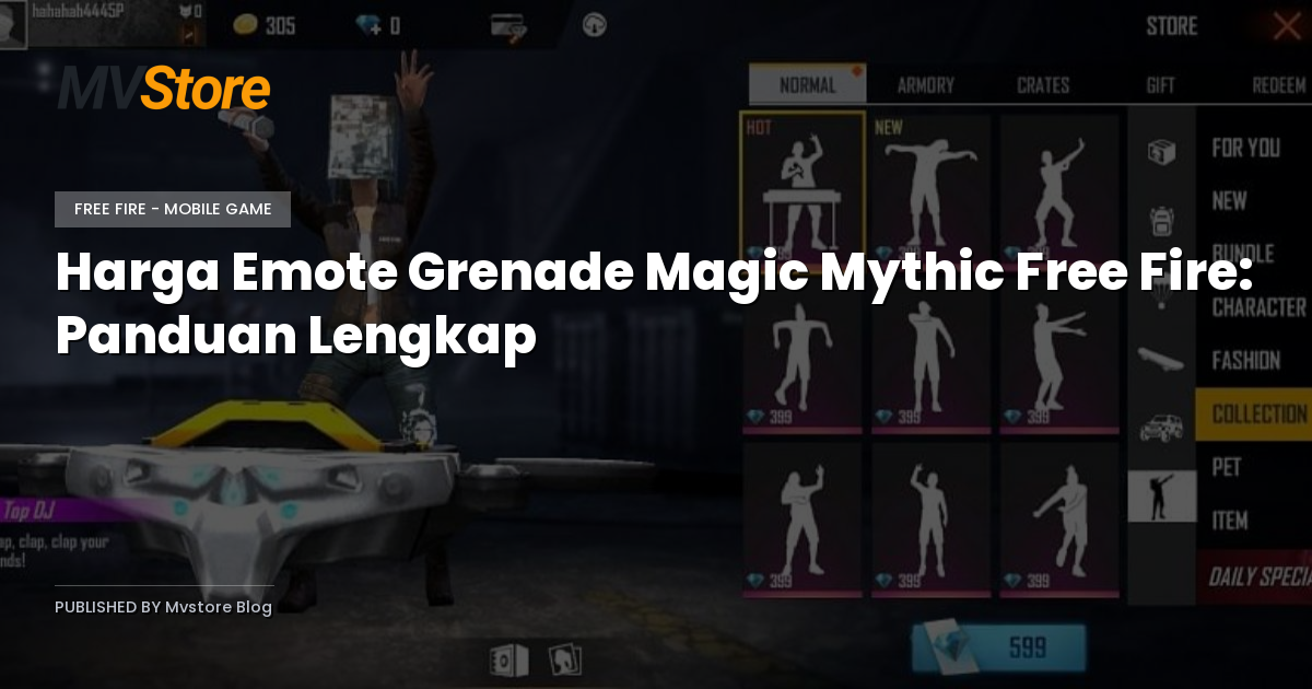 Harga Emote Grenade Magic Mythic Free Fire: Panduan Lengkap