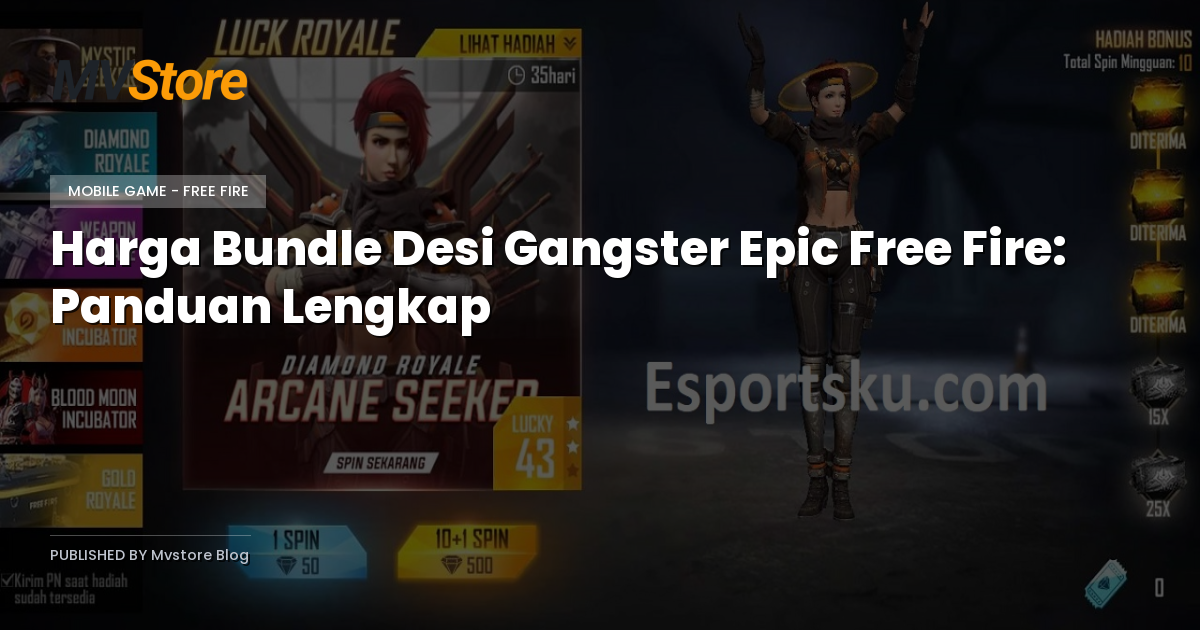 Harga Bundle Desi Gangster Epic Free Fire: Panduan Lengkap