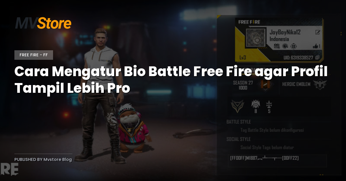Cara Mengatur Bio Battle Free Fire agar Profil Tampil Lebih Pro