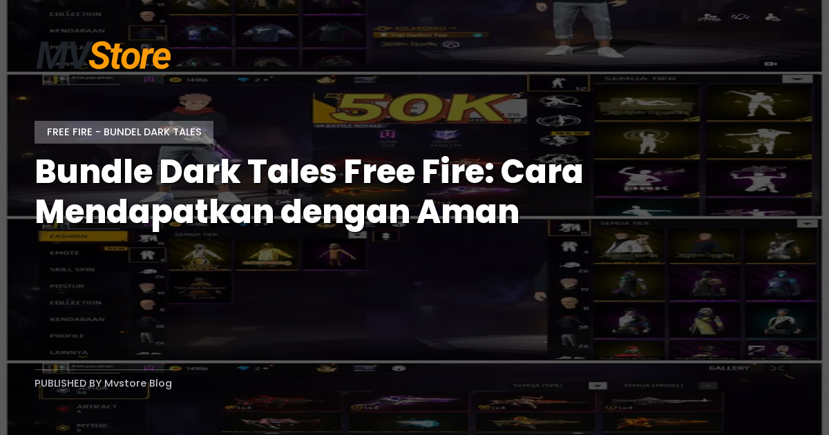 Bundle Dark Tales Free Fire: Cara Mendapatkan dengan Aman