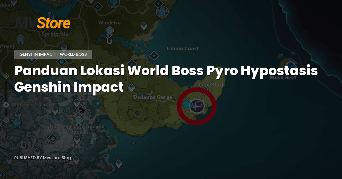 Panduan Lokasi World Boss Pyro Hypostasis Genshin Impact