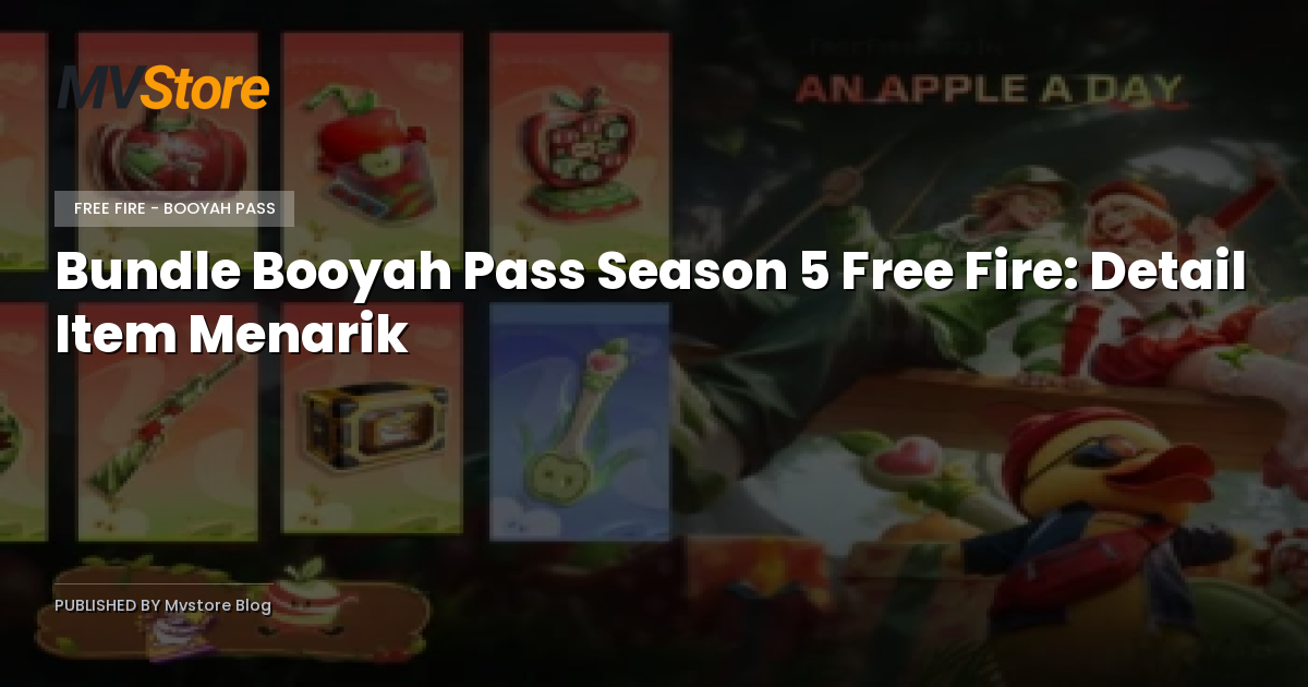 Bundle Booyah Pass Season 5 Free Fire: Detail Item Menarik