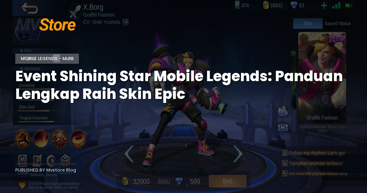 Event Shining Star Mobile Legends: Panduan Lengkap Raih Skin Epic