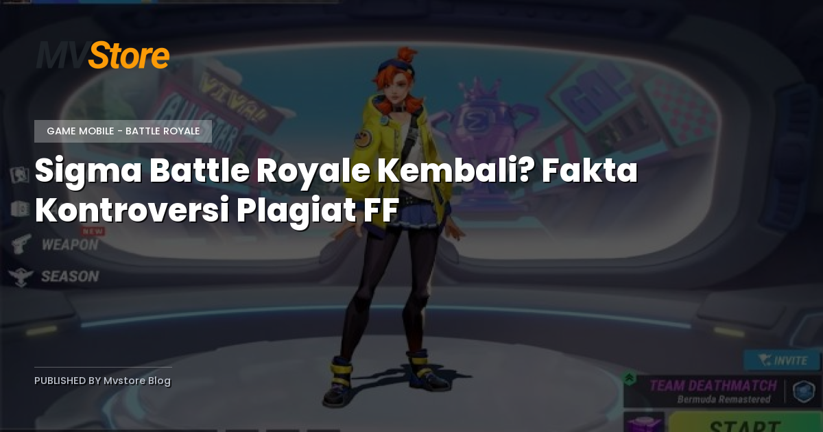 Sigma Battle Royale Kembali? Fakta Kontroversi Plagiat FF