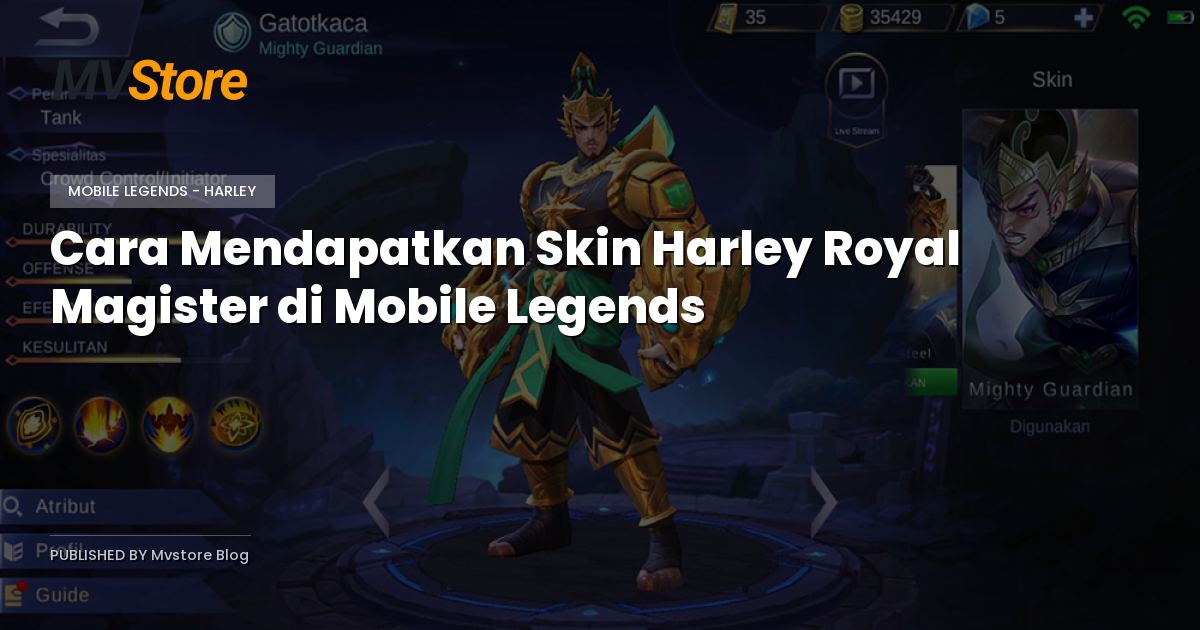 Cara Mendapatkan Skin Harley Royal Magister di Mobile Legends