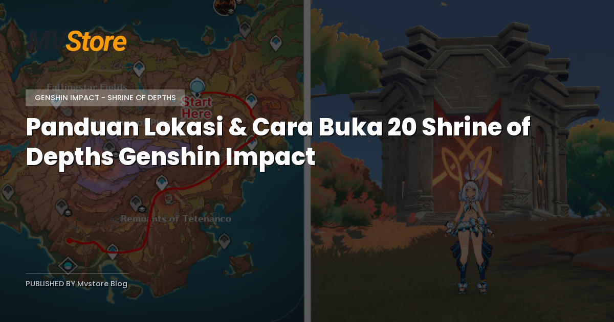 Panduan Lokasi & Cara Buka 20 Shrine of Depths Genshin Impact